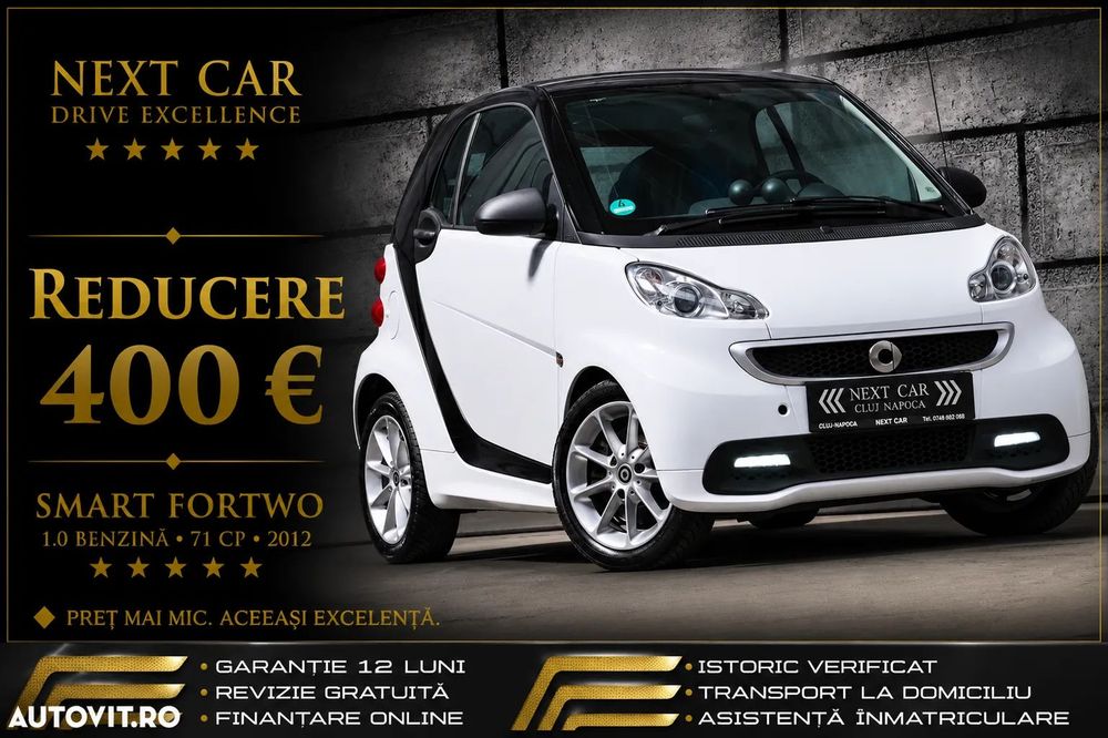 Smart Fortwo GARANTIE 12LUNI*RATE*Revizie*Automata*Hybrid*Incalzire scaune*Panorama