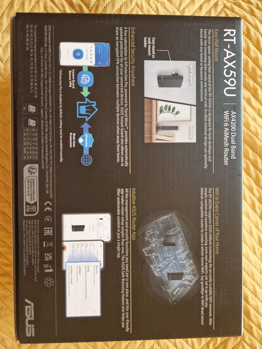 Router Wireless ASUS RT-AX59U AX4200 Dual-Band Wi-Fi 6