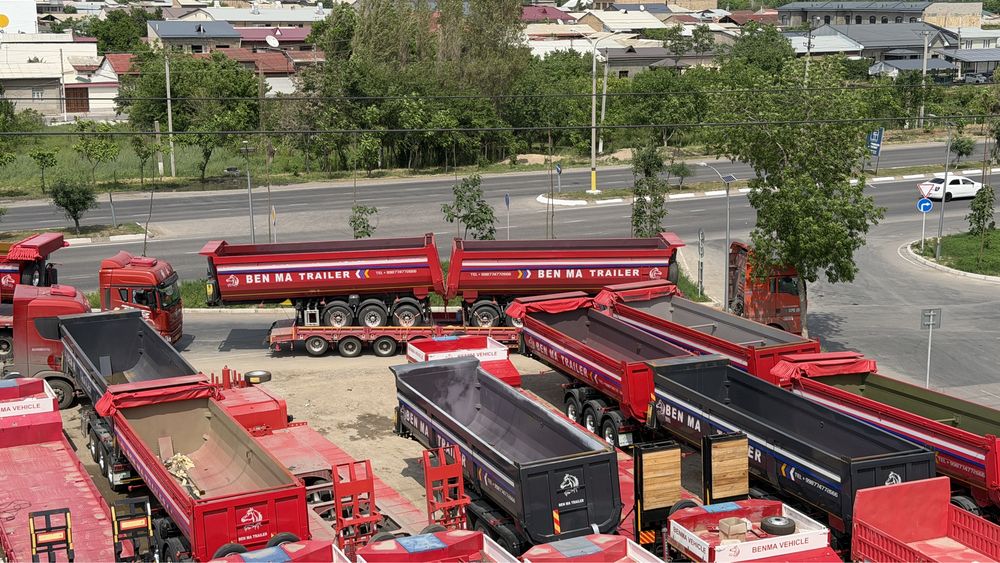 Treller, samostval, kran, truck, pritsep