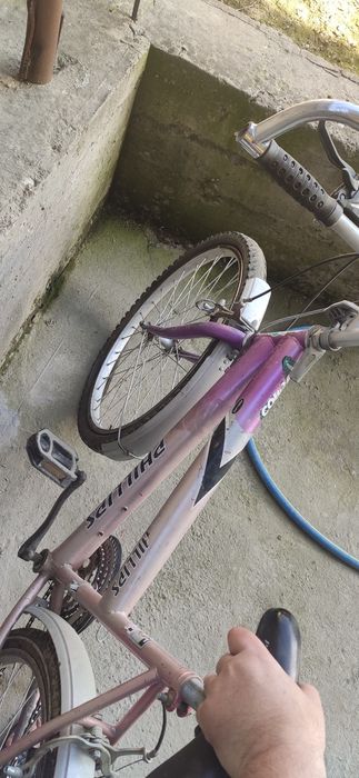 Велосипед на ходу