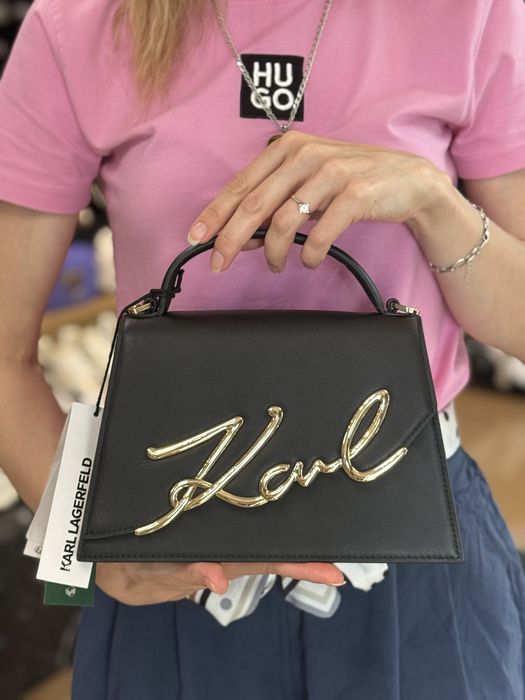 Дамска чанта KARL LAGERFELD Iconic SIGNATURE BAG | 225€