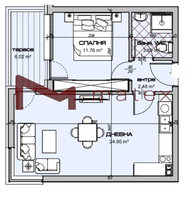 Продава се Двустаен апартамент в Варна, Владислав Варненчик - 70 кв.м за 1215 €/кв.м - Снимка #1