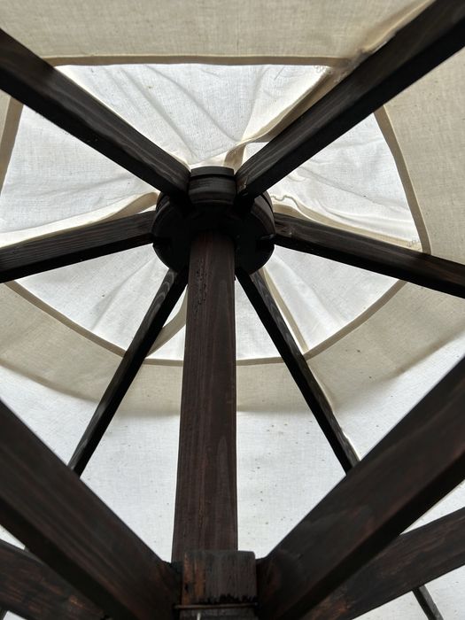 Ръчно правен градински чадър