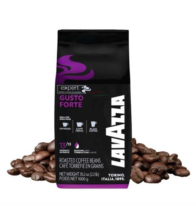 кафе на зърна lavazza gusto forte