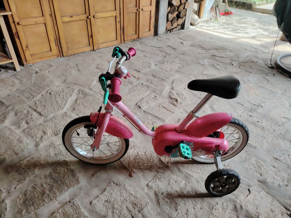 Розово колело B TWIN 14цола