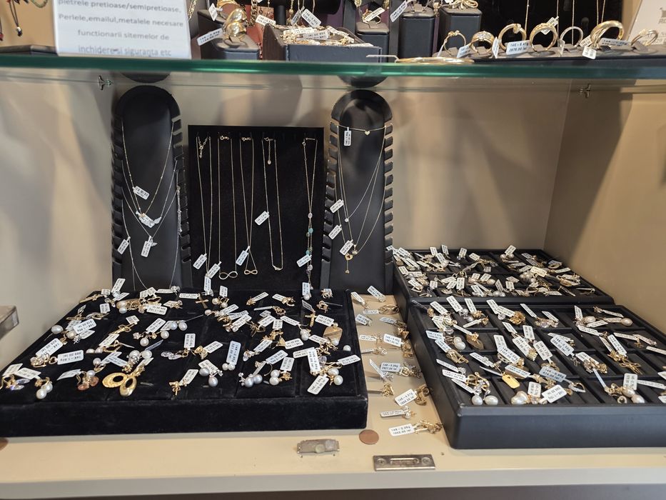 ROYAL: Bijuterii AUR 14K Bratara, Lant, Inel Colier/Bijuterie 585 dama 14k 18k