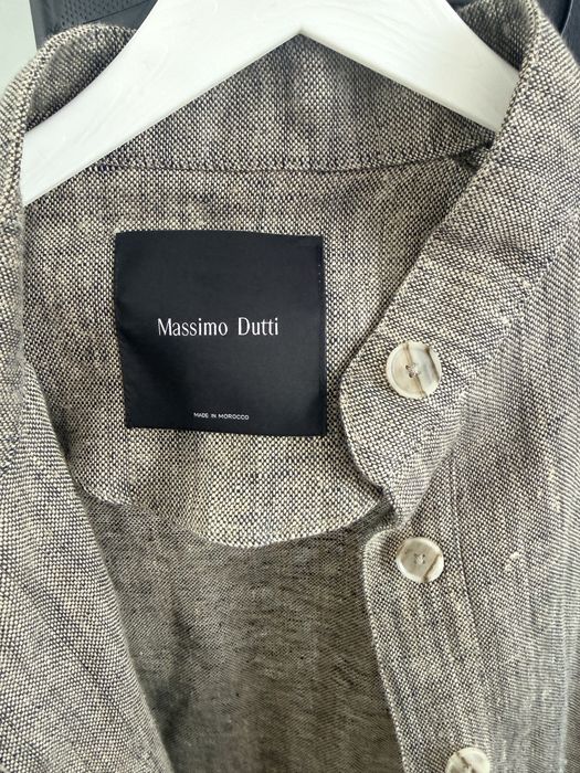 Льняной жакет Massimo Dutti