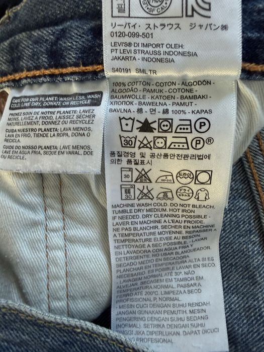 Blugi LEVIS 501 Albastru Barbati | Marime 34 x 30 (Talie 90 cm)