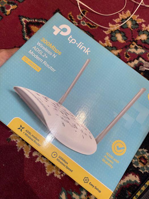 Модем TP-link - почти новый , все комплекте есть!