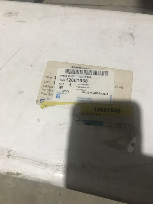 Коленчатый вал для Шевроле Каптива 3.2 !