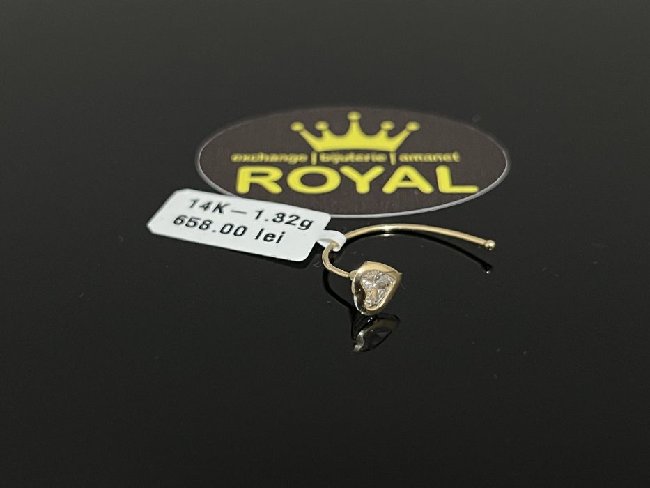Bijuteria Royal CB : Piercing aur 14K 1,32 grame