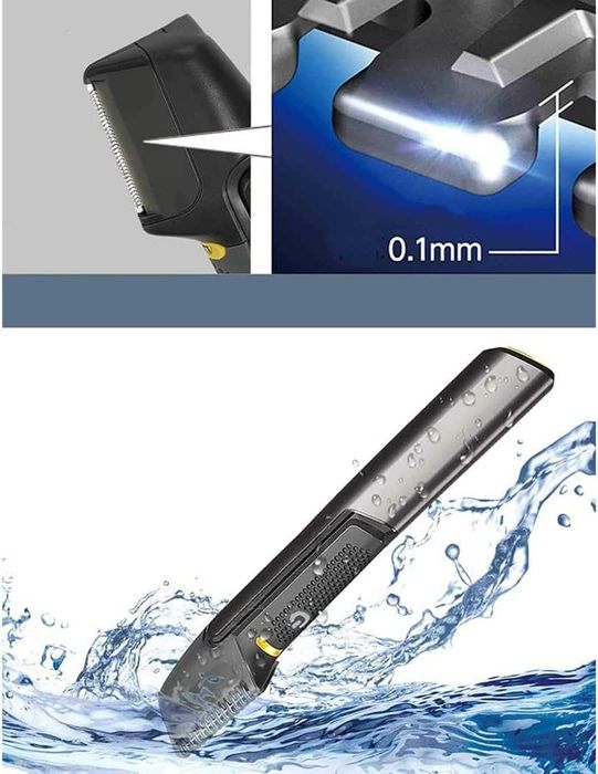 Aparat de tuns barba si parul 5-in-1 cap extensibil reincarcabil USB
