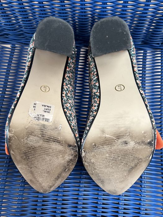 Pantofi cu toc si fundita Primark mărimea 38