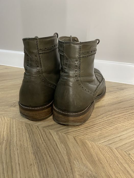 Мъжки боти оксфорд от  естествена кожа 43