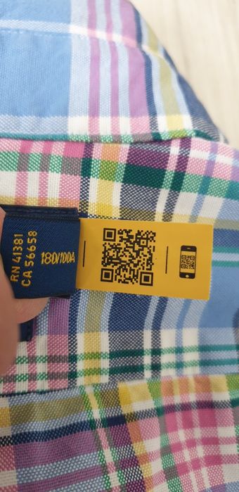 POLO Ralph Lauren Oxford  Custom Fit / L  НОВО! ОРИГИНАЛ! Мъжка Риза!