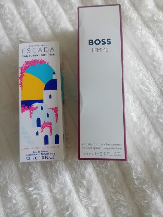 Два  оригинални парфюма, Boss и Eskada,30 ml,  75ml