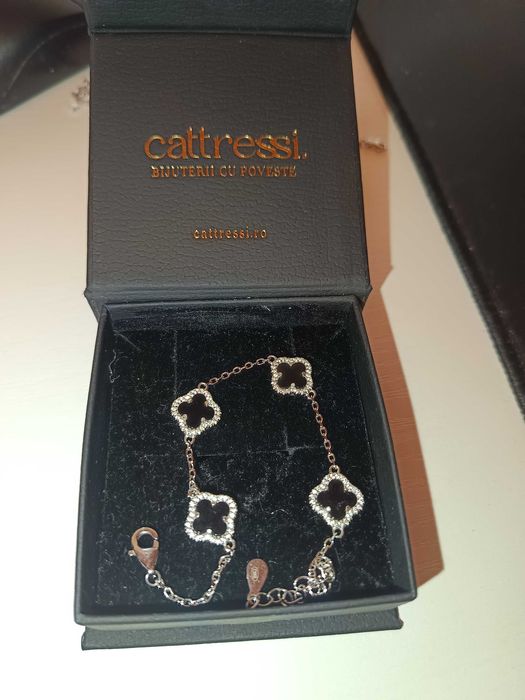 Brățară ,,Cattressy" trifoi argint 925