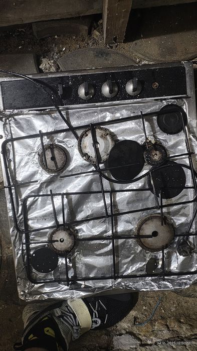 Plita pe gaz Samus bucătărie blat incorporabil