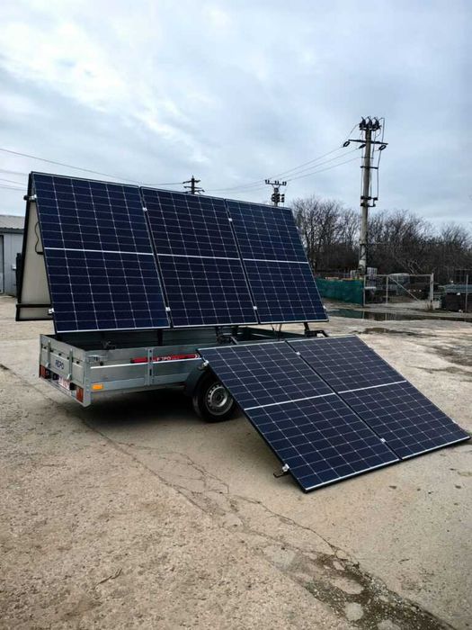 Kit fotovoltaic mobil pe remorca/peridoc – remorca solara