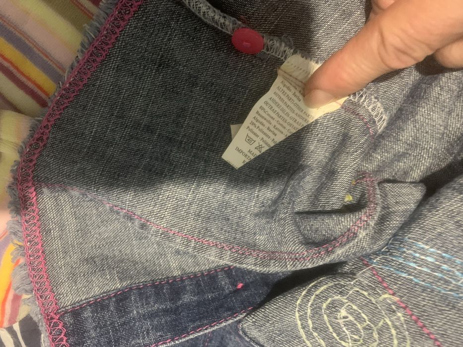 Дънкова риза за момиче