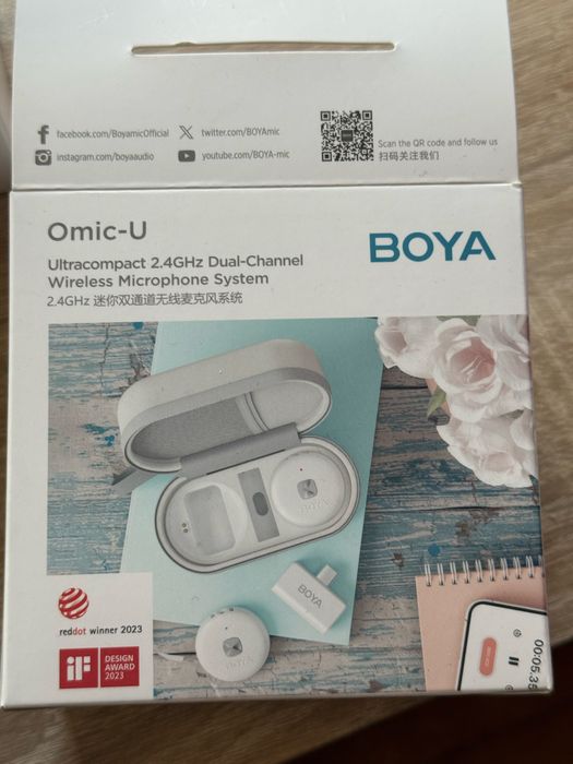 BOYA Omic-U безжична микрофонна система