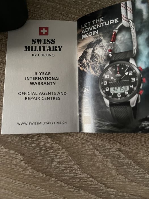 Мъжки часовник Swiss Military By Chrono SMP36040.09, 42mm, 5ATM