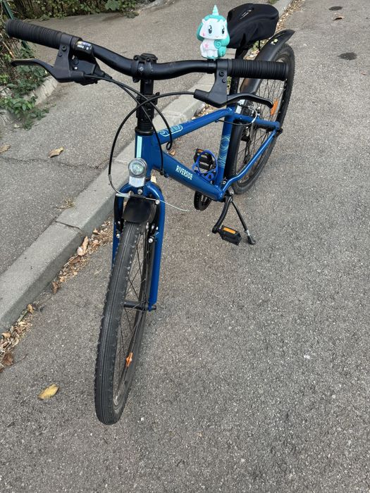 Bicicleta Decathlon - Riverside 900, 26”, albastru (copii)