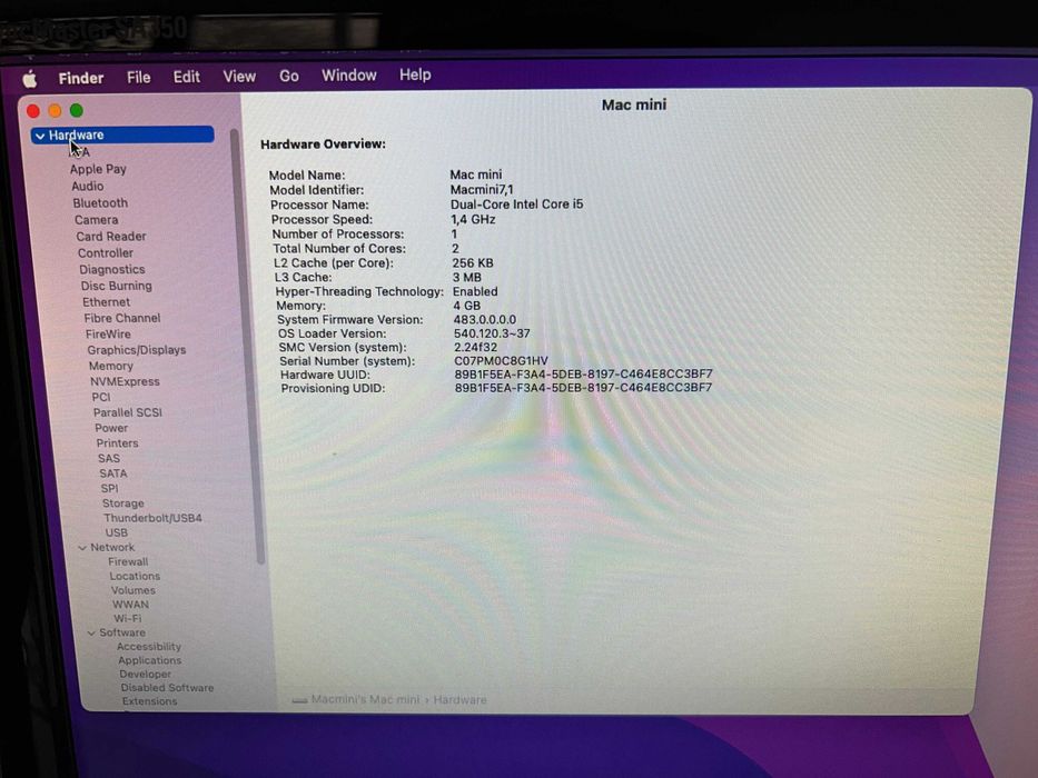 Apple Mac Mini Late 2014 A1347