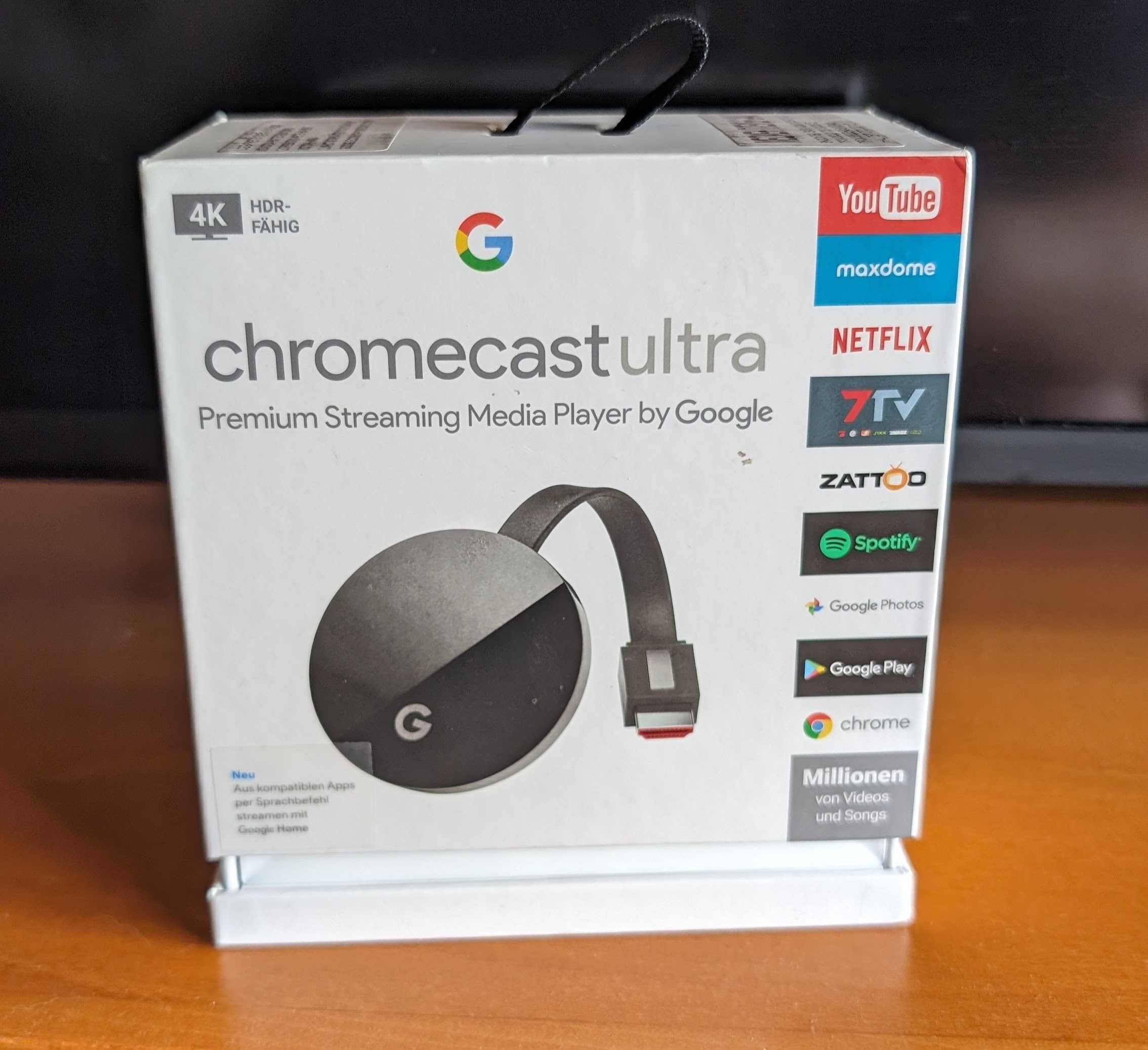 Google Chromecast Ultra Медиен плейър 4K Гугъл Хромкаст Ултра гр. София ...