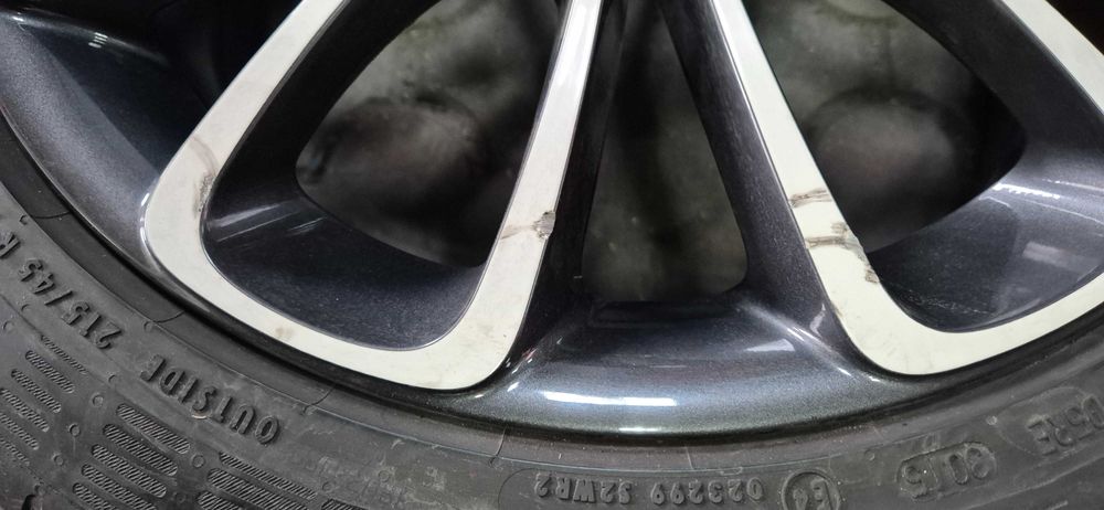 Jante r17 Opel 3154 cu anvelope  215/45/17 Continental