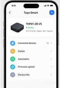 Tuya Multi-mode Gateway  / Zigbee + BLE + Sigmesh / Wi-Fi 2.4 & 5 GHz