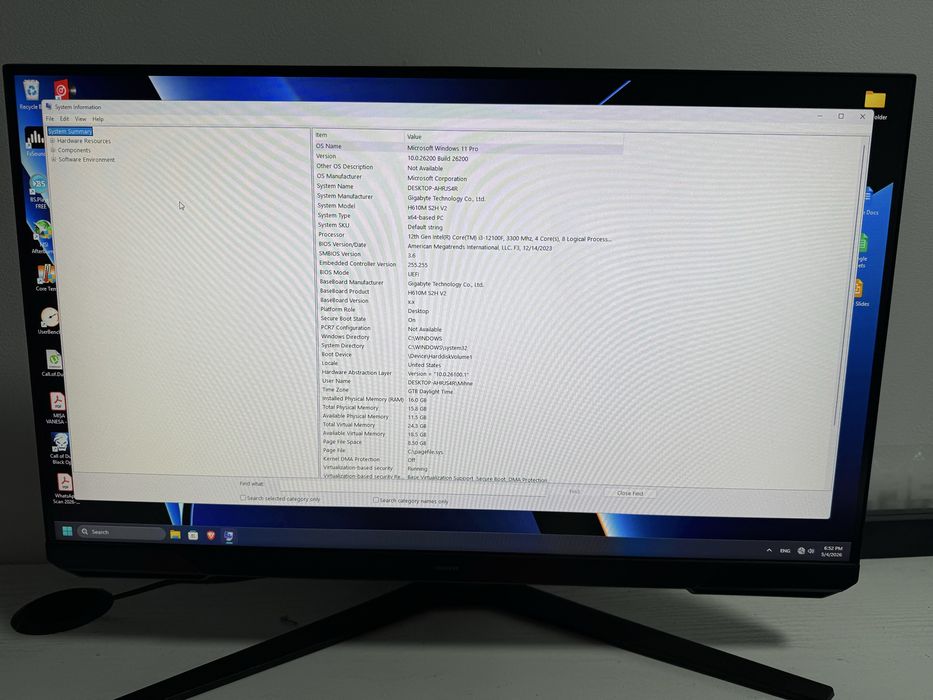 PC Gaming + Monitor 180Hz + Periferice – gata de folosit