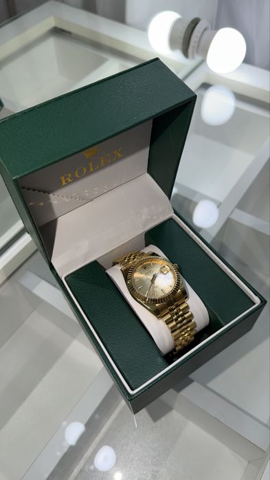 Rolex новые часы золотые