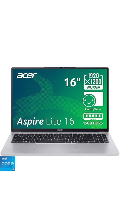 Laptop Acer Aspire Lite 16 cu procesor Intel® Core™ i5-1334U pana
