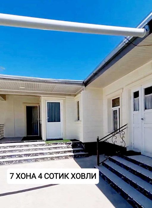 Уй сотилади 7 хона 4 сотик Яхши махаладан Уйлик болинг! Кибрай рн