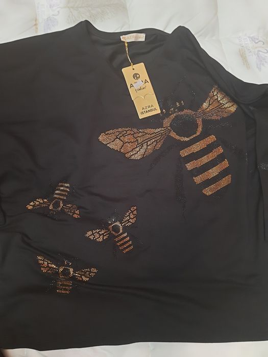 Блузка  чёрная Турция