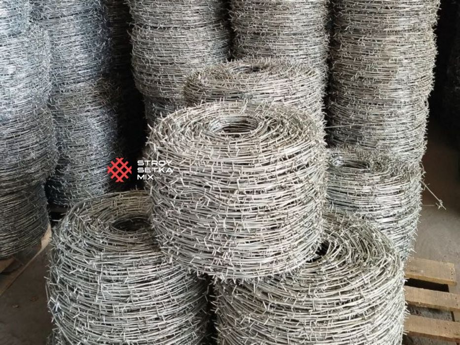 Tikonli sim otsinkovka va qora Оцинкованная колючая проволока