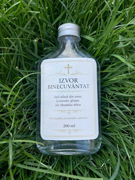 Izvor Binecuvântat – Apă din zona izvoarelor sfințite ale Muntele Atho