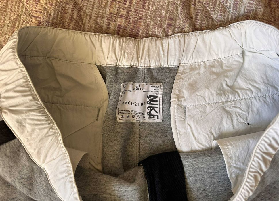 NikeNike x sacai Knit Bundle Feet Sports Pants 'Grey' rare XL Men