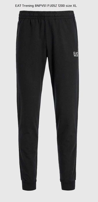 Set Trening Tricou EA7 Exchange Black
