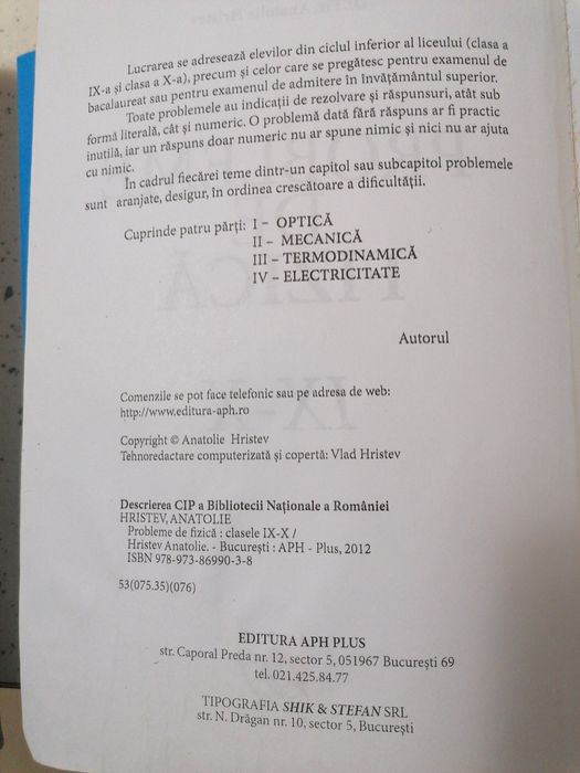 3 Culegeri pentru bacalaureat de algebra, limba romana și probleme de