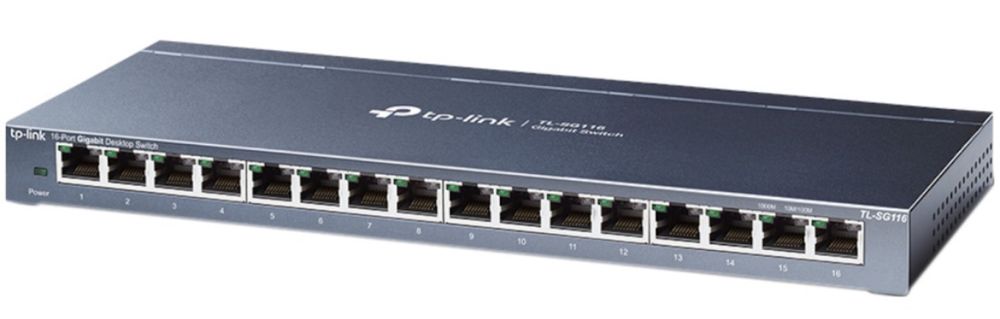 Switch TP-Link 16-Port Gigabit, TL-SG116-Sigilat