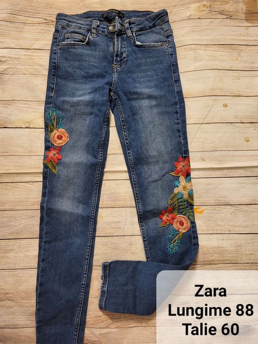 Blugi lungi pantaloni scurți Zara fete 11-12 ani