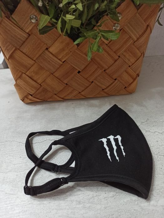 Маска черная, х/б