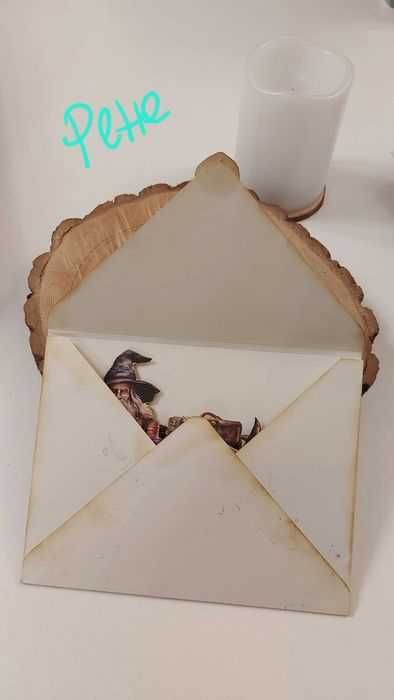 Изскачаща картичка кутия Хари Потър, Алиса, с Феи, ръчно изработена