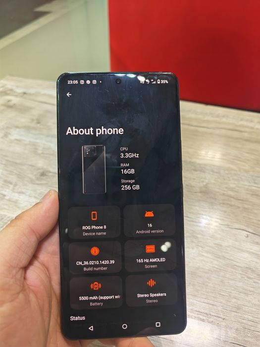 Asus Rog phone 8 16/256