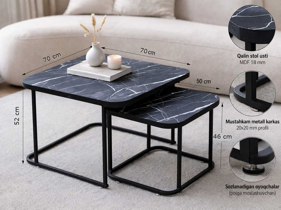 Стильные журнальные столики, которые впишутся в любой интерьер