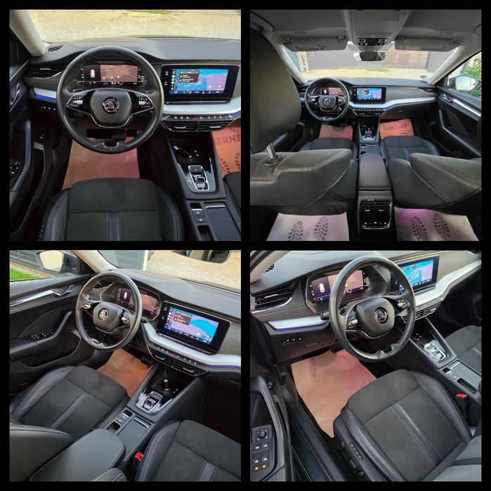 Skoda Octavia IV First Edition 2021 DSG 150CP Skoda Crystal Lighting Bord Virtual Tabletă Alcantara Jante 18" Cameră Scaune Electrice Climă 4 Zone E6