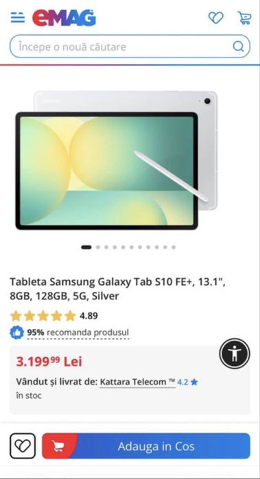 Samsung Galaxy Tab S10 FE+ 5G