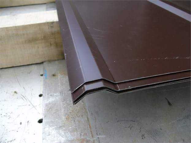 Облицовъчна пластифицирана  КАФЯВА ЛТ ламарина